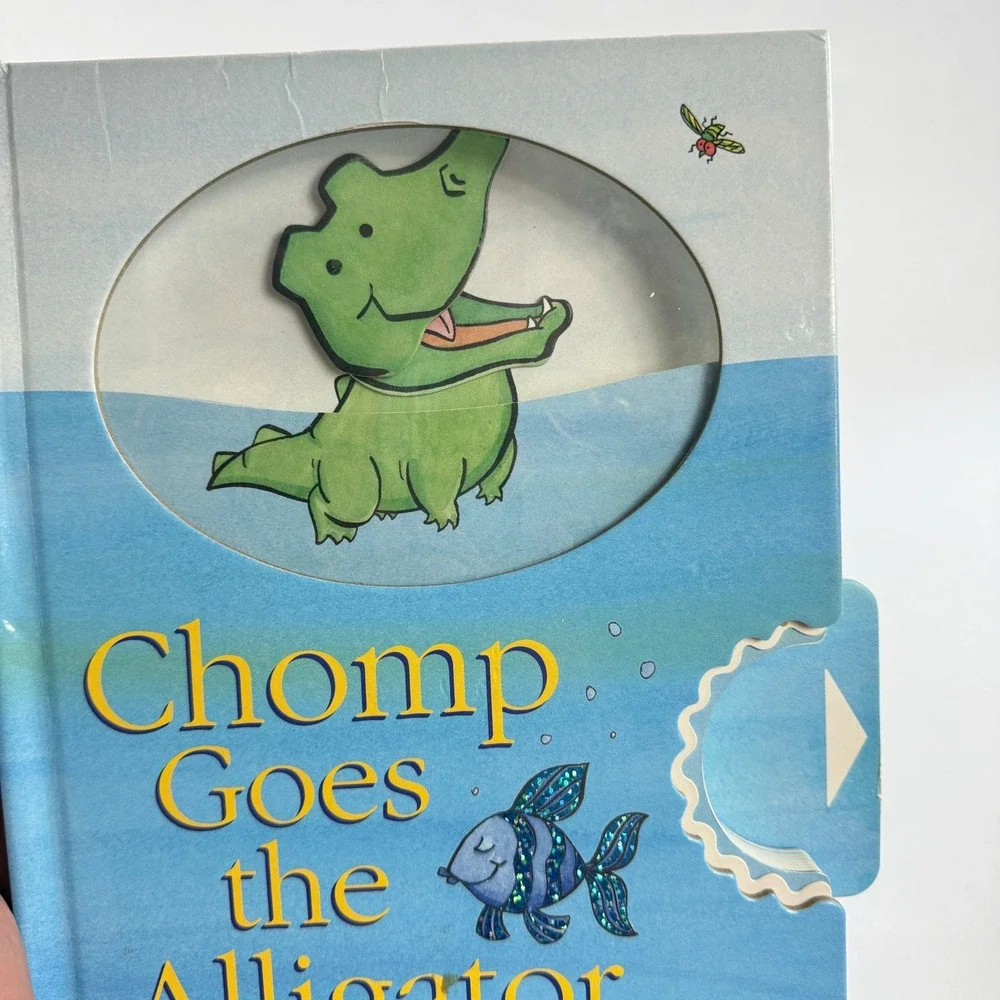 Chomp Goes the Alligator Matthew Van Fleet Interactive Board Book Pop-Up Countin